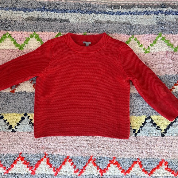 COS ¾ Sleeve Red Chunky Knit - Picture 5 of 5